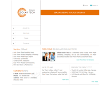 Tablet Screenshot of ishaansolartech.com